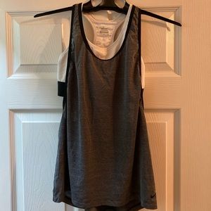 Nike tank top with built-in sports bra